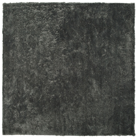 Shaggy rug EVREN Dark grey 200 x 200 cm [1]