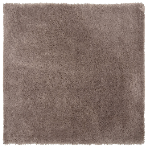 Shaggy rug EVREN Light brown 200 x 200 cm [1]