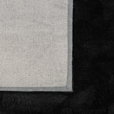 Covor shaggy EVREN Negru 200 x 200 cm [4]
