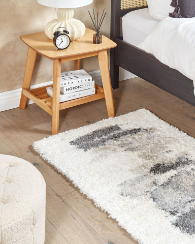Covor cu fir lung - Shaggy rug MASIS White 80 x 150 cm