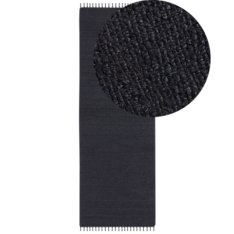 SINANKOY carpet Black 80 x 300 cm Jute [1]