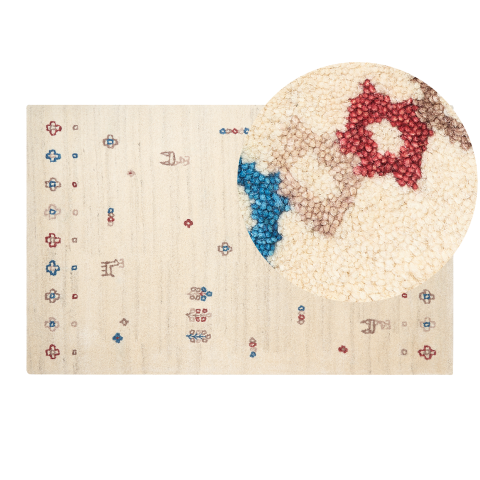 Covor SULUCA Bej 140 x 200 cm Lână Persan [1]