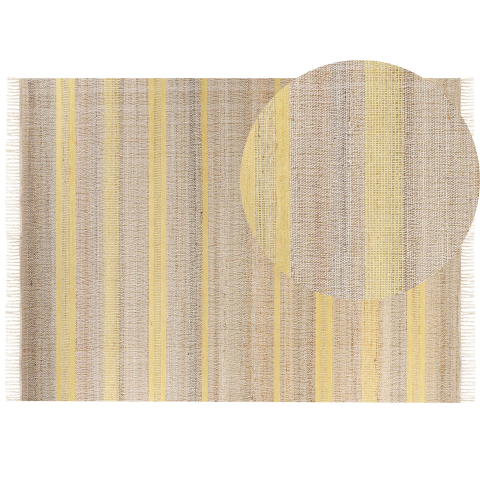 TALPUR Yellow Rug 160 x 230 cm Jute [1]
