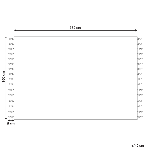 Covor TALPUR Gri grafit 160 x 230 cm Iută [2]