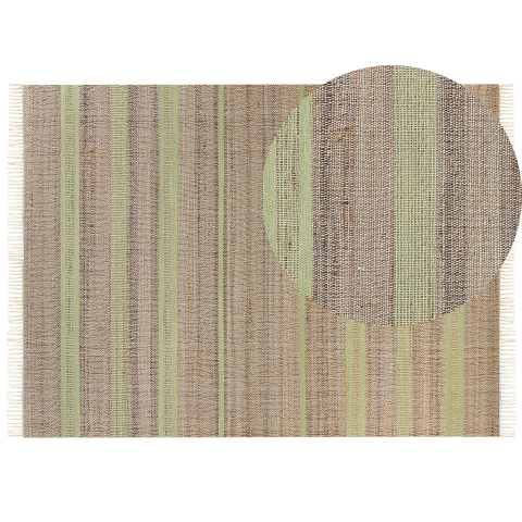 Carpet TALPUR Light green 160 x 230 cm Jute [1]