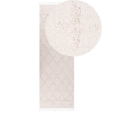 Covor TOZLU Bej 80 x 230 cm Bumbac [1]