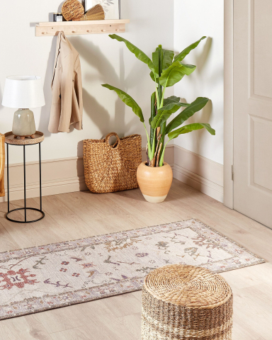 Covoraș lung - Carpet YANOBA Beige 80 x 300 cm Cotton