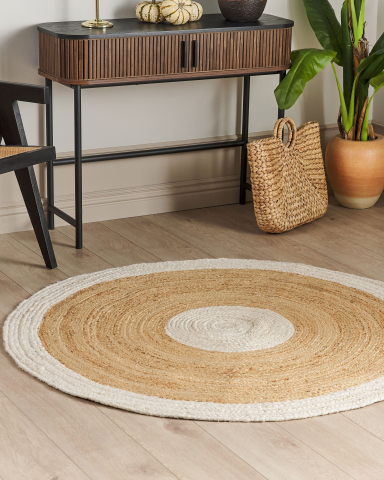 Carpets - YAYALAR Off-white ø 140 cm Jute