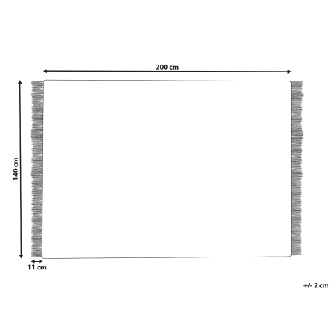 Covor YAZLIK Bej 140 x 200 cm Lână [2]