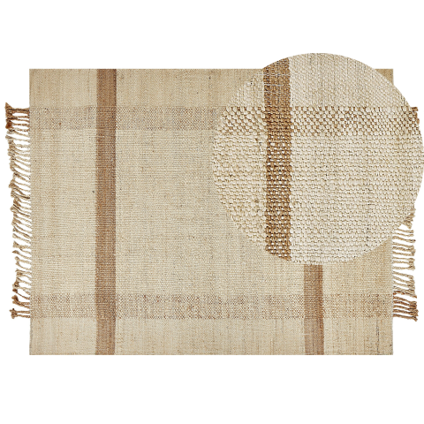 Rug YELMEZ Beige 160 x 230 cm Jute [1]