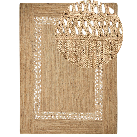 YENIKOY Rug Beige 300 x 400 cm Jute [1]