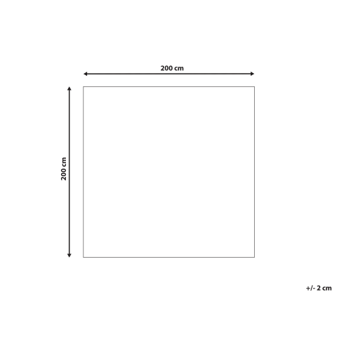 Covor YOMRA Multicolor 200 x 200 cm Lână [2]