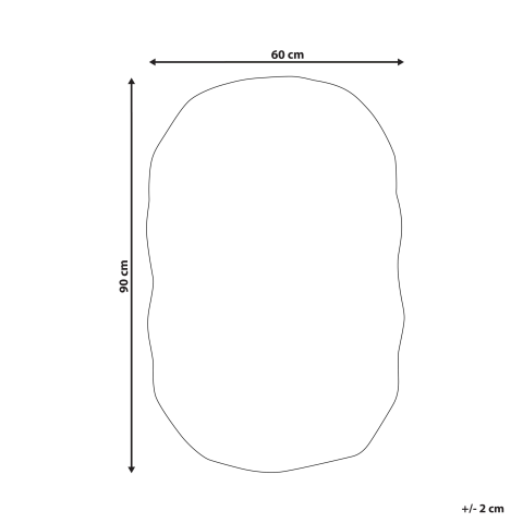 Bath mat DERIK Light grey 60 x 90 cm Cotton [2]