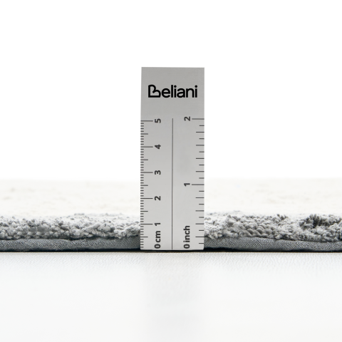 Bath mat KABRI Grey/Beige 60 x 90 cm Cotton [6]