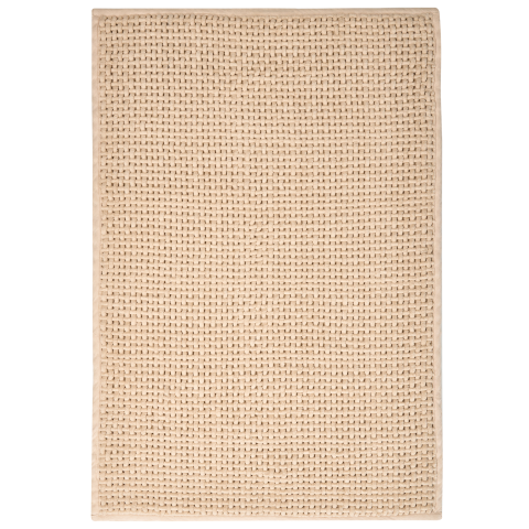 Bath mat KARAD Beige 60 x 90 cm Cotton [1]