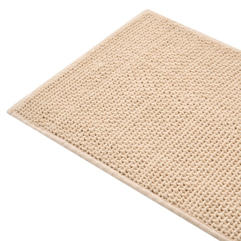 Bath mat KARAD Beige 60 x 90 cm Cotton [3]