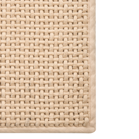 Bath mat KARAD Beige 60 x 90 cm Cotton [5]