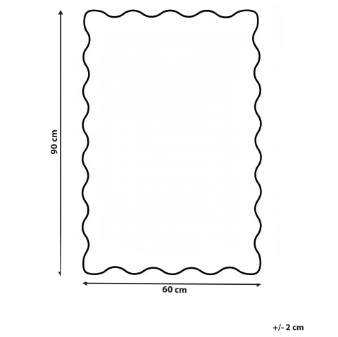 Covoraș de baie NANGAL Verde 60 x 90 cm Bumbac [2]