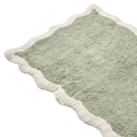 Covoraș de baie NANGAL Verde 60 x 90 cm Bumbac [3]