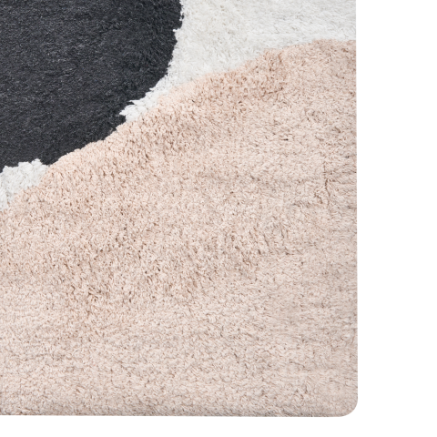 SANOLI Bath Mat Beige 60 x 90 cm Cotton [5]