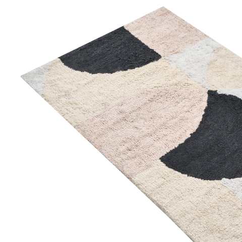 SANOLI Bath Mat Beige 60 x 90 cm Cotton [3]