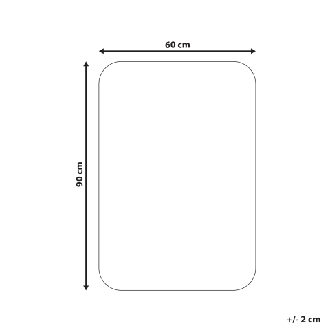 URLANA Bath Mat Dark Green 60 x 90 cm Microfiber [2]