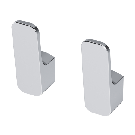 Accesorii - Cuier baie AM.PM Func A8F35600, montaj pe perete, cromat, set 2 bucati