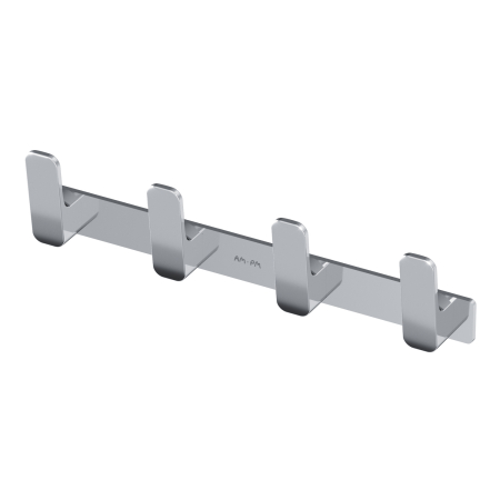 Accesorii - Cuier baie AM.PM Func A8F35900, montaj pe perete, sistem fixare Power Kit inclus, cu 4 agatatori, cromat