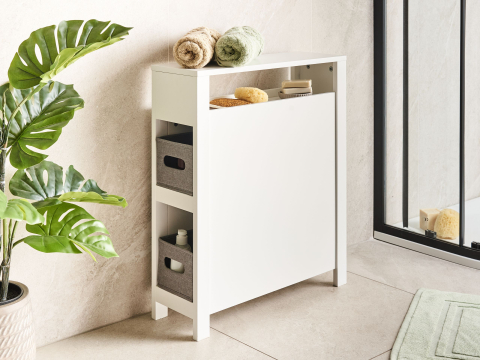 Dulap de baie - KACHI bathroom cabinet 20 cm White