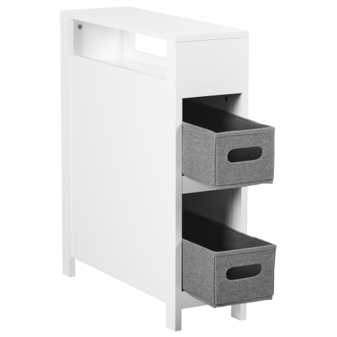 Dulap de baie CACHI 20 cm Alb [3]