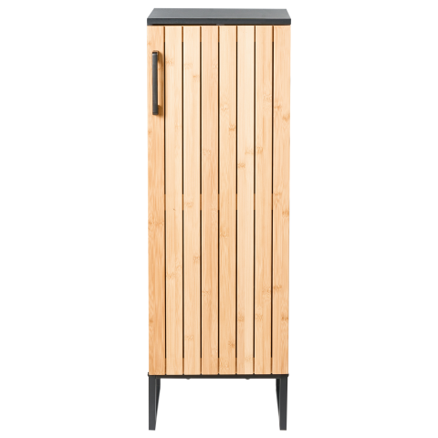 Bathroom cabinet MISCANTI Bamboo wood 30 cm Light brown [4]