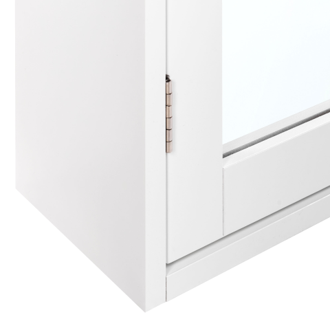 Dulap de baie suspendat cu oglindă ALAMOS 65 cm 60 cm Alb [8]