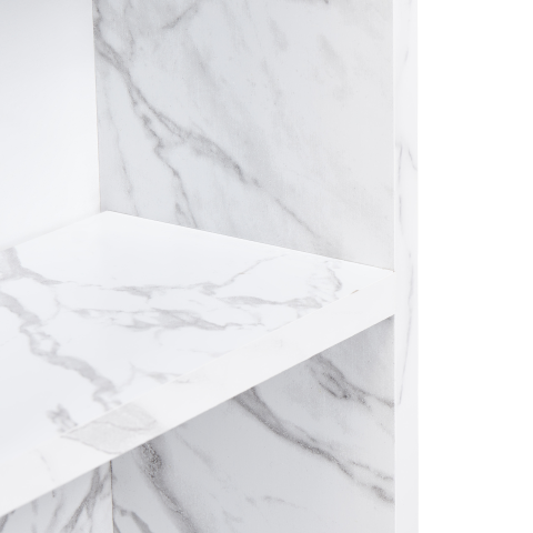 JOINVILLE wall-mounted bathroom cabinet with mirror 60 cm 54 cm Marble white [6]