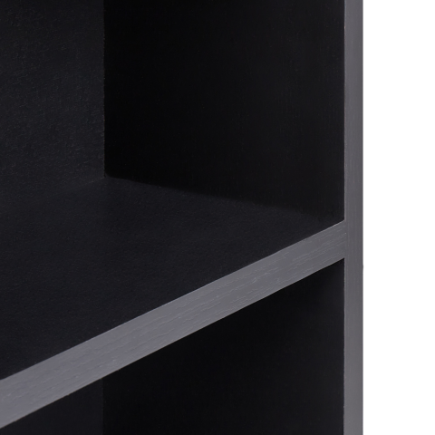 Wall-mounted Bathroom Cabinet with Mirror JOINVILLE 60 cm Black [7]