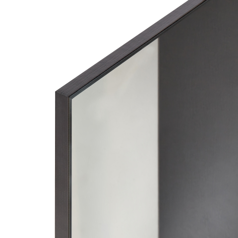 Wall-mounted Bathroom Cabinet with Mirror JOINVILLE 60 cm Black [6]