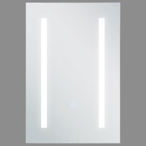 Dulap de baie suspendat cu oglindă LED CAMERON 40 cm 60 cm Alb [3]