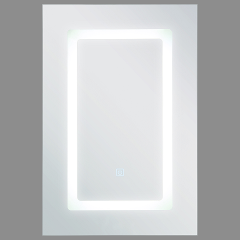 Suspended bathroom cabinet with LED mirror CONDOR 40 cm 60 cm White [3]