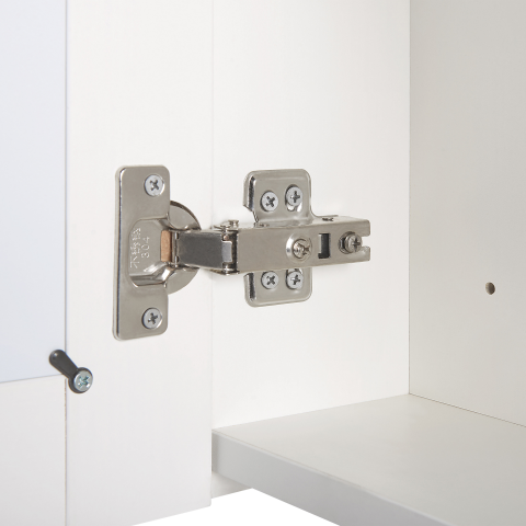 Suspended bathroom cabinet with LED mirror CONDOR 40 cm 60 cm White [5]