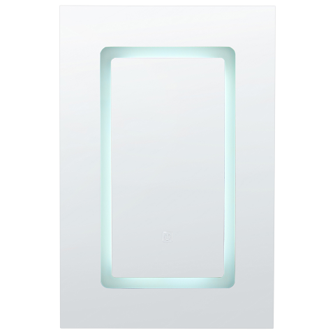 Dulap de baie suspendat cu oglindă LED CONDOR 40 cm 60 cm Negru [4]