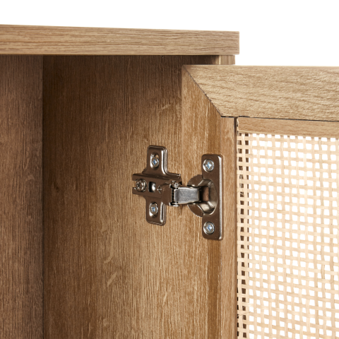 Dulap de baie suspendat ROSELL 40 cm Maro deschis [7]