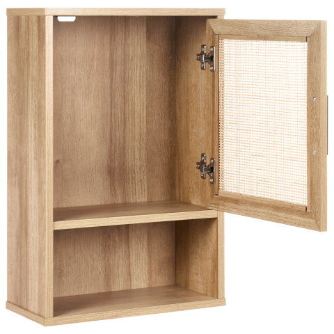 Dulap de baie suspendat ROSELL 40 cm Maro deschis [3]