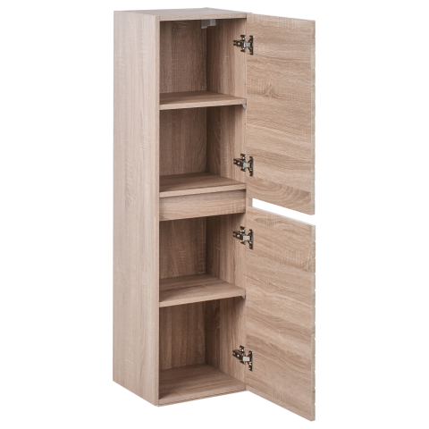 Dulap de baie suspendat URUCU 35 cm Maro deschis [3]