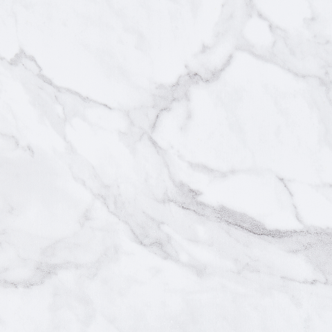 Dulap de baie TERESINA cu roți 80 cm Alb marmură [9]