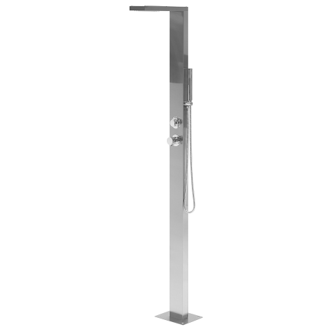 Portable garden shower LOTZORAI Silver [1]