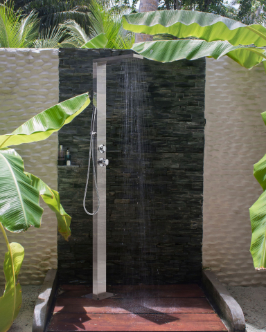 Duș de gradină - Portable garden shower LOTZORAI Silver