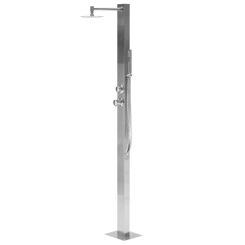 Portable garden shower OLZAI Silver [1]