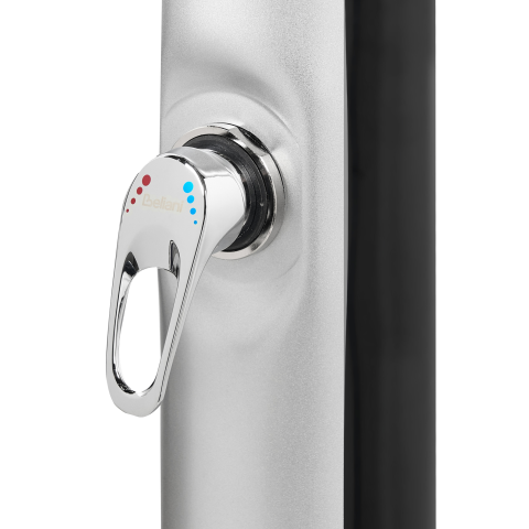 Duș solar portabil de grădină ELQUI Argintiu [6]