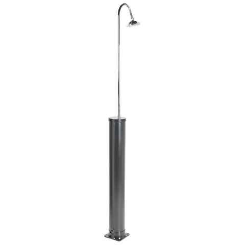 Portable solar garden shower JUANILLO Black [4]