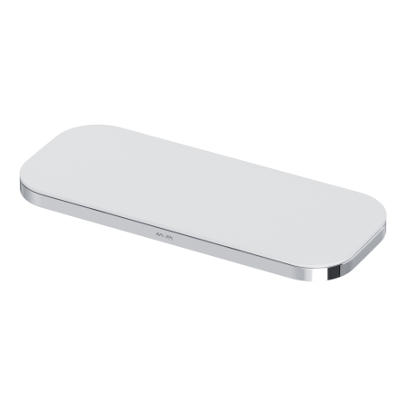 Accesorii - Etajera baie din metal si plastic AM.PM Func A8F37600, finisaj alb + cromat, un raft