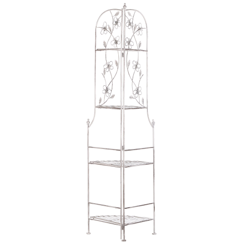 Corner shelf BIELLA Metal 35 cm 35 cm White [5]